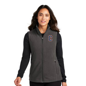 Storm Port Authority Ladies Accord Microfleece Vest-Pewter