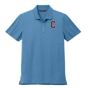 Storm Mercer and Mettle Stretch Pique Polo-Parisian Blue