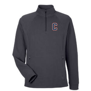 Storm North End Men’s Rhythm Waffle Quarter-Zip Pullover-Carbon