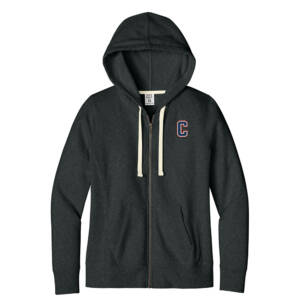 Storm District Women’s Re-Fleece Full-Zip Hoodie -Charcoal Heather