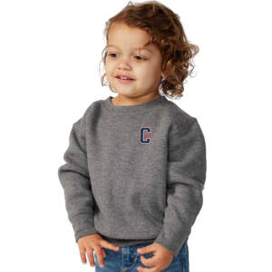 Storm Rabbit Skins Toddler Juvy Crewneck Sweatshirt-Granite Heather