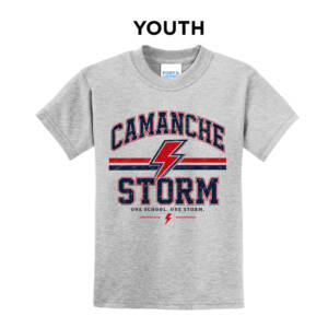 Storm Youth Short Sleeve Tee-Ash