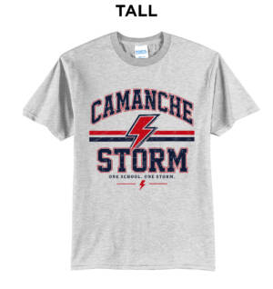 Storm Tall Short Sleeve Tee-Ash