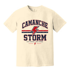 Storm Unisex Comfort Colors Pigment Dyed Short Sleeve Shirt-Ivory