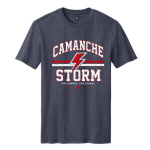 Storm Unisex Premium Perfect Blend CVC Tee- Heathered Navy