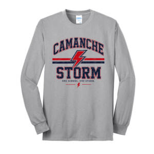 Storm Unisex Cotton Long Sleeve Tee-Ash