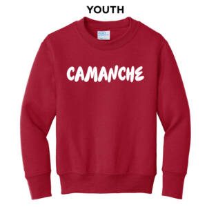Storm Youth Fleece Crewneck Sweatshirt-Red