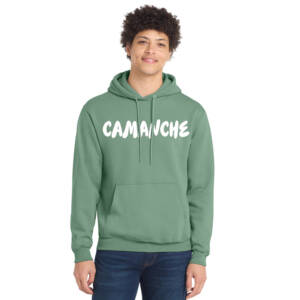 Storm Unisex Fleece Hooded Sweatshirt-Laurel Green