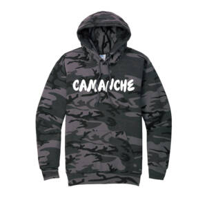 Storm Unisex Core Fleece Camo Pullover Hooded Sweatshirt-Black Heather