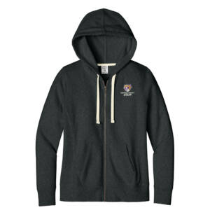 Sabers District Women’s Re-Fleece Full-Zip Hoodie -Charcoal Heather