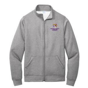 Sabers Unisex Core Fleece Cadet Full-Zip Sweatshirt-Athletic Heather