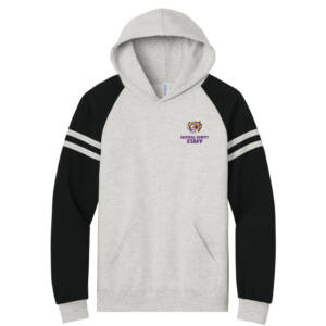 Sabers Jerzees Unisex NuBlend Unisex Varsity Colorblock Hooded Sweatshirt-Oatmeal Heather/ Black