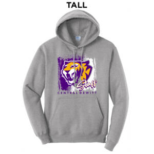 Sabers Tall Fleece Hooded Sweatshirt-Athletic Heather