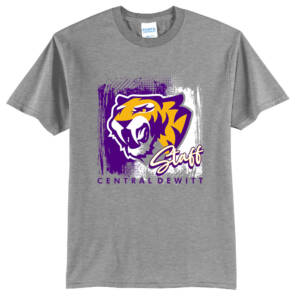 Sabers Unisex Short Sleeve Tee-Athletic Heather
