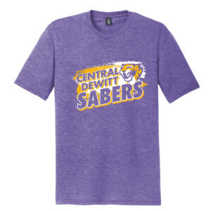 Sabers Unisex Premium Short Sleeve Tee-Purple Frost
