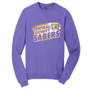 Sabers Unisex Beach Wash Garment Dye Sweatshirt-Amethyst