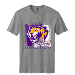 Sabers Unisex District Perfect Blend CVC Unisex Tee-Grey Frost