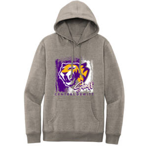 Sabers Rah-Rah District Unisex VIT Fleece Hoodie-Grey Frost