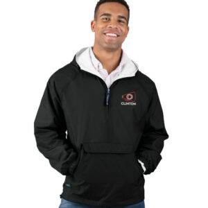 Clinton Cheer Charles River Classic Solid Pullover Adult-Black