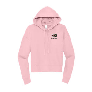 Clinton Cheer District Women’s V.I.T. Fleece Hoodie CROP- Wisteria