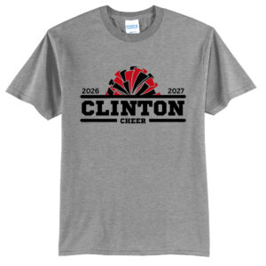 Clinton Cheer Unisex Short Sleeve Tee- AthleticHeather