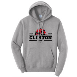 Clinton Cheer Unisex  Classic Core weight Cozy Pullover Hooded Sweatshirt – AthleticHeatherGrey