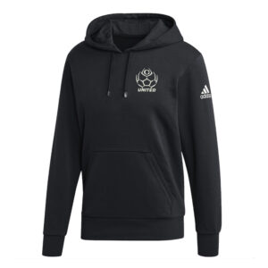 Clinton United Soccer Adidas Fleece Hooded Sweatshirt Unisex-Black