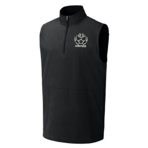 Clinton United Soccer Sport-Tek Repeat 1/2-Zip Vest Men-Black