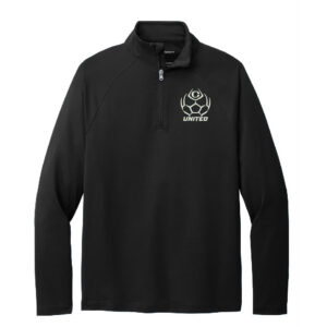 Clinton United Soccer Port Authority C-FREE Cypress 1/4-Zip pullover Men-Black