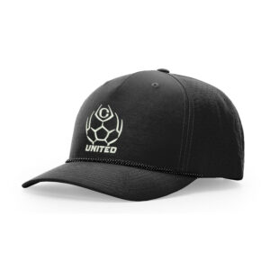Clinton United Soccer Richardson Laser PERF Performance Rope Cap-Black