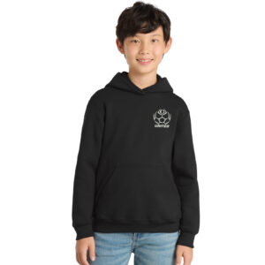 Clinton United Soccer Youth Fleece Hooded Sweatshirt-Black