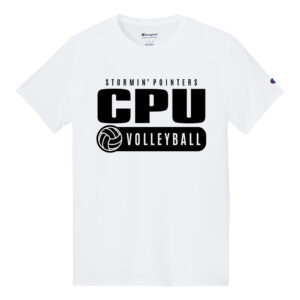 CPU VB Champion Cotton Unisex Tagless T Shirt – White