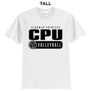 CPU VB Tall Short Sleeve T Shirt – White
