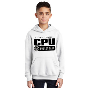 CPU VB Youth Hooded Sweatshirt – White