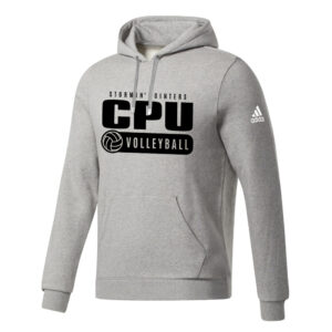 CPU VB Unisex Adidas Fleece Hooded Sweatshirt- MedGrey Heather