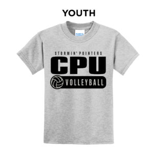 CPU VB Youth Short Sleeve Tee-Ash