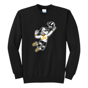 CPU VB Unisex Core Fleece Crewneck Sweatshirt-Black