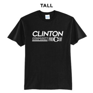 Clinton Whittier Tall Cotton Short Sleeve Tee-Black