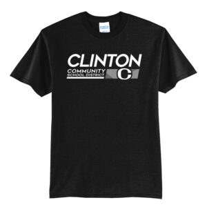 Clinton Whittier Unisex Short Sleeve Tee-Black