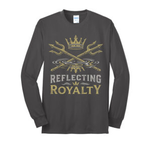 Clinton Whittier Unisex Cotton Long Sleeve Tee-Charcoal