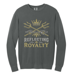 Clinton Whittier Comfort Colors Lightweight Crewneck Sweatshirt Unisex-Pepper
