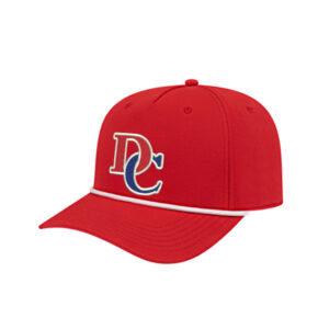 DC Golf Cap America Athletic Rope Cap-Red/White