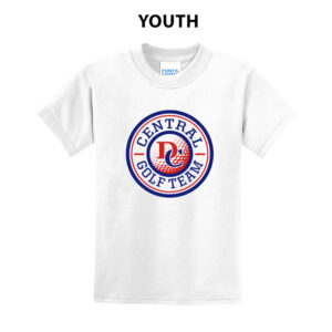DC Golf  Youth Short Sleeve T Shirt – White