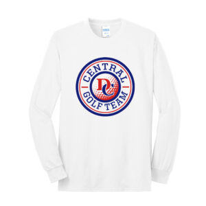 DC Golf Unisex Long Sleeve Core Blend T Shirt – White
