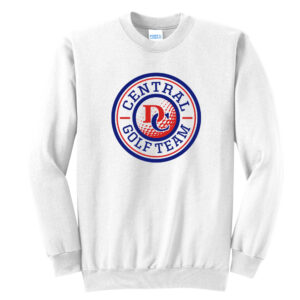 DC Golf Unisex Core Fleece Crewneck Sweatshirt – White
