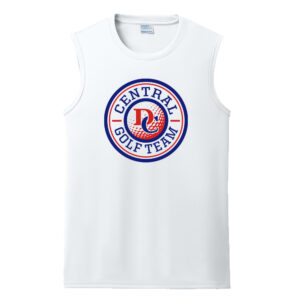 DC Golf Port Company Men Performance Sleeveless Tee – White