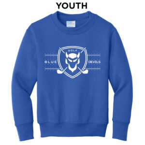 DC Golf  Youth Crewneck Sweatshirt – royal