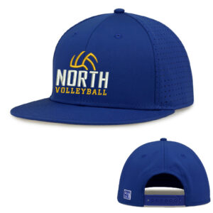 DN Volleyball The Game Perforated GameChanger Snapback Cap-Royal