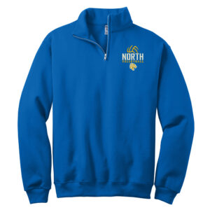 DN Volleyball JERZEES Unisex Nublend Cadet Collar Sweatshirt-Royal