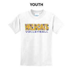 DN Volleyball Youth Short Sleeve T Shirt – White